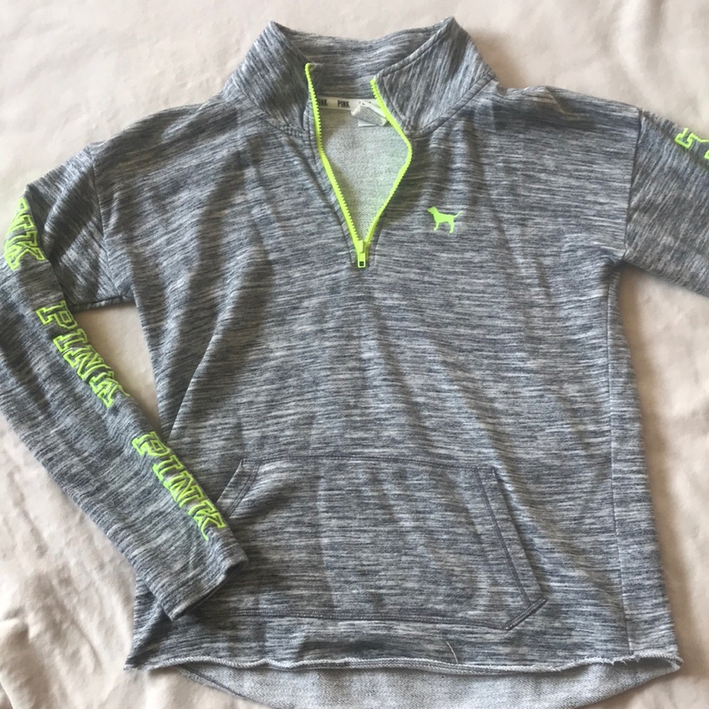 Pink half zip pullover!!